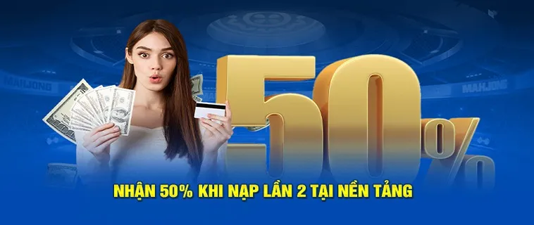 Khám Phá Khuyến Mãi Nạp Lần 2 Tặng 50% Tại Nhà Cái PG88